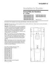 Trane AM7A0C48H41SA Series Installer's Manual