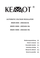 Kemot MSER-5000 Owner's Manual