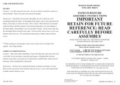Agio 966671 Assembly Instructions Manual