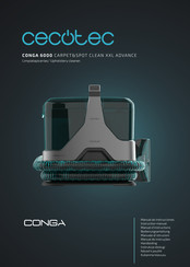 cecotec CONGA 6000 CARPET&SPOT CLEAN XXL ADVANCE Instruction Manual
