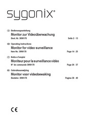 Sygonix 3090178 Operating Instructions Manual