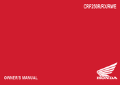 Honda CRF250R 2024 Owner's Manual