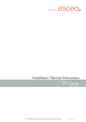 Escea DS Series Installation & Service Instructions Manual