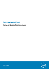 Dell 4GYT1 Setup And Specifications Manual