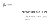 J5create NEWPORT STATION JUD200 Quick Installation Manual