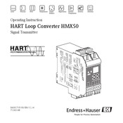 Endress+Hauser HMX50 Operating	 Instruction