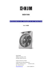 HJM VB30 Instructions Manual