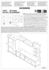 Inosign AVIGNON UP 01444 Assembling Instruction