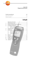 TESTO TE416 Instruction Manual