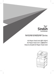 Sindoh N410 Series Manual