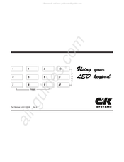 C&K systems 236E Manual