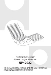Costway NP12022 Manual