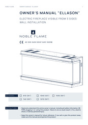 Noble Flame ELLASON Owner's Manual