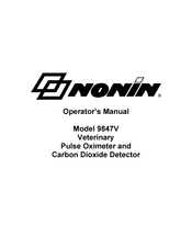 Nonin 9847V Operator's Manual