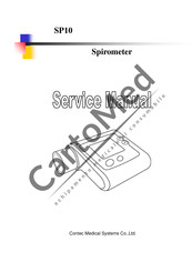 CONTEC MEDICAL SYSTEMS SP10 Service Manual