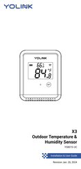 Yolink YS8015-UC Installation & User Manual