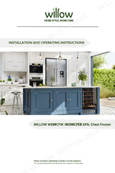 Willow W198CFEB Installation And Operating Instructions Manual