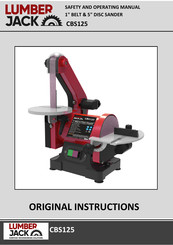 Lumberjack CBS125 Safety And Operating Manual
