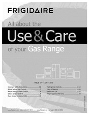 Frigidaire FFGF3047LSJ Use & Care Manual