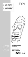 Chauvin Arnoux CAF01 User Manual
