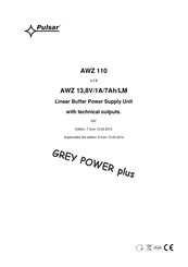 Pulsar GREY POWER plus AWZ 110 Manual