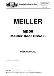 MEILLER MDD6 User Manual