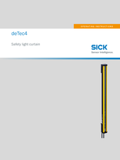 Sick deTec4 Operating Instructions Manual