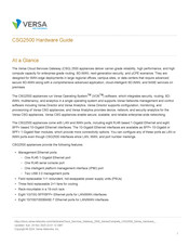 Versa Networks CSG2500 Hardware Manual