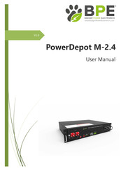 BPE PowerDepot M-2.4 User Manual