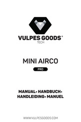 Vulpes Goods MINI AIRCO PRO Manual