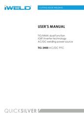 iWeld QUICKSILVER MULTIG 2400 AC/DC PFC User Manual