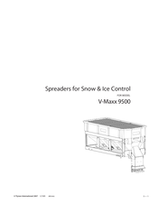 Trynex International Snowex V-Maxx 9500 Assembly Instructions Manual