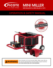 PICOTE MINI MILLER 8/16 Operation & Safety Manual