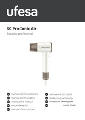 UFESA SC Pro-Ionic Air Instruction Manual