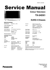 Panasonic Quintrix TX-24DX1 Service Manual