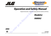 Oshkosh JLG X600AJ Operation And Safety Manual