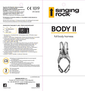 Singing Rock BODY II Quick Start Manual