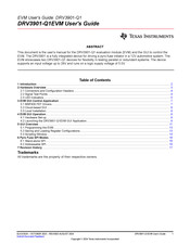 Texas Instruments DRV3901-Q1EVM User Manual