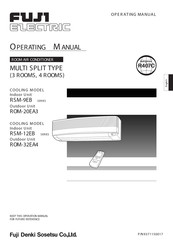 Fuji Electric RSM-12EB Series Operating Manual