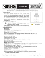 Viking FREEDOM VK4660 Technical Data Manual