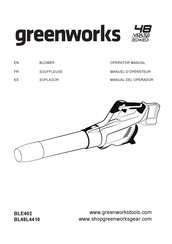 GreenWorks BL48L4410 Operator's Manual