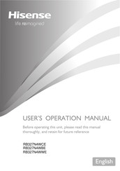 Hisense RB327N4WCE User's Operation Manual