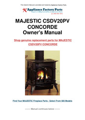MHSC CSDV20PV Installation And Operating Instructions Manual