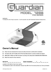 Guardian PRO Series Owner's Manual