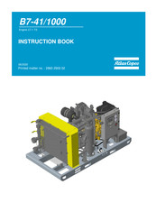 Atlas Copco B7-41/1000 Instruction Book