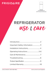 Frigidaire EFR770-6COM Use & Care Manual