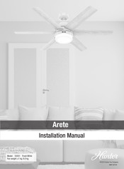 Hunter Arete 53551 Installation Manual