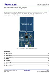 Renesas PTX105R-EB-ST-QFN56-POS IoT Hardware Manual