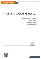 Amazone Precea 6000-2FCC Original Operating Manual