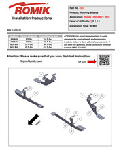 Romik RAL-B Installation Instructions